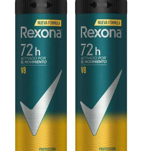 Desodorante Rexona Antitranspirante Spray Motion Sense V8 x 2 unidades