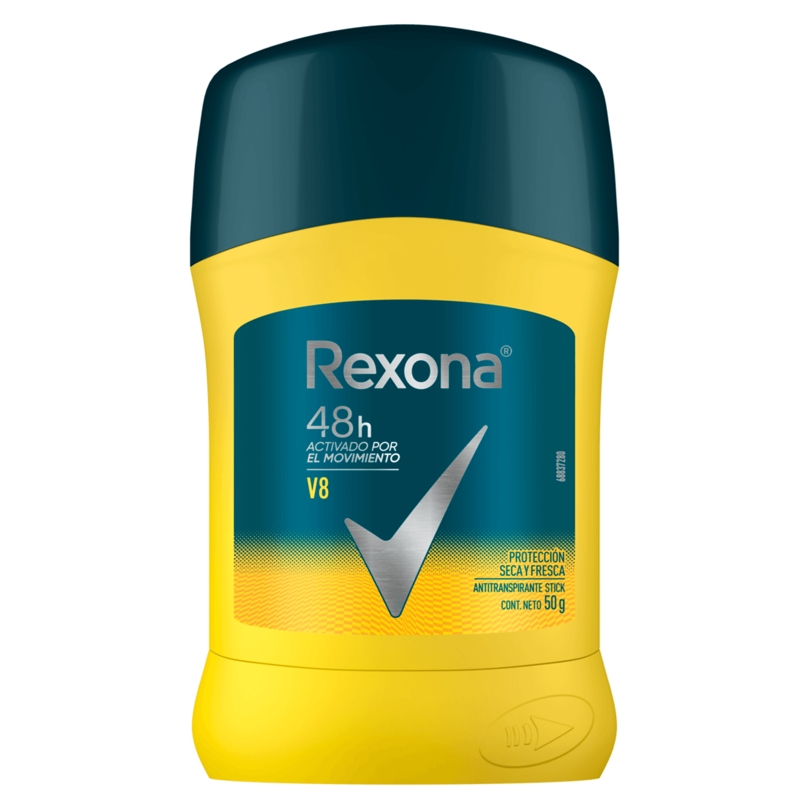 Desodorante Rexona V8, Barra, 50 gr