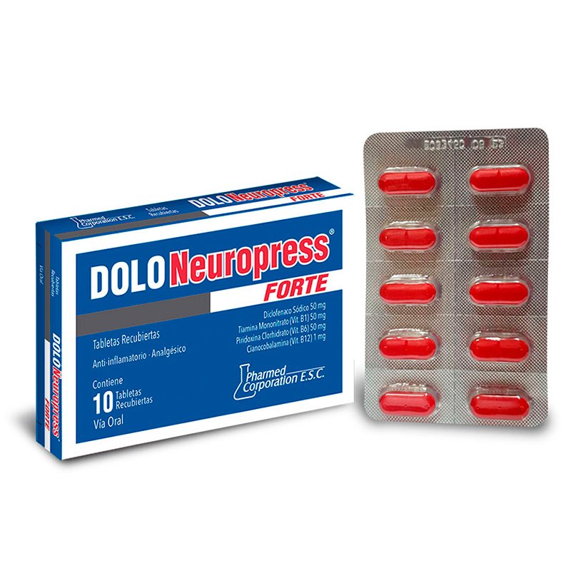 Doloneuropress forte, 10 pastillas
