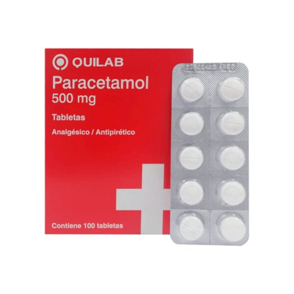 Paracetamol 500mg Tableta,x 10 pastillas