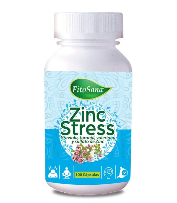 Zinc Stress, 100 capsulas, Fitosana