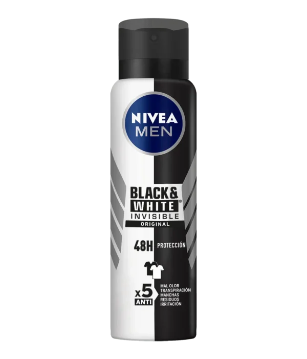 Desodorante Nivea Men, Black &White invisible fresh, 150 ml