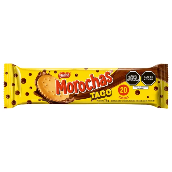 Chocolate Morochas taco, 20 Galletas