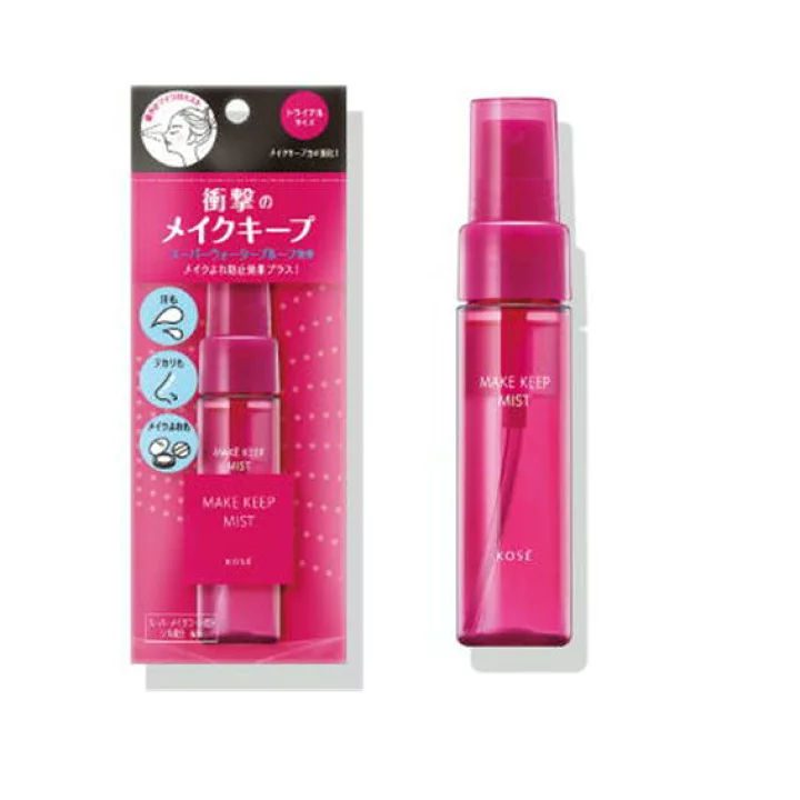 Fijador de maquillaje japonés Kose Make Keep Mist EX+ (versión de viaje / trial de 35ml) - Imagen 2