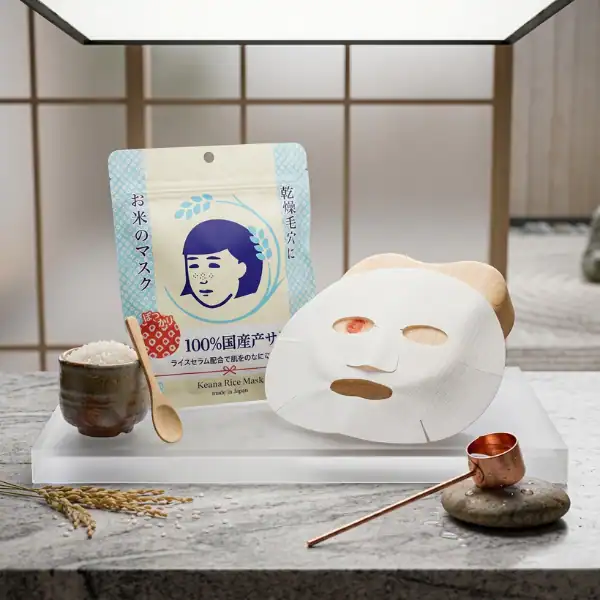 mascarilla facial Keana Nadeshiko Rice Mask (paquete de 10 unidades) - Imagen 2