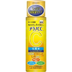 Tónico Melano CC Anti-Spot Brightening Lotion - Rich Type (botella de 170 ml) (メラノCC 薬用しみ対策 美白化粧水 しっとりタイプ), fabricado por ROHTO Pharmaceutica